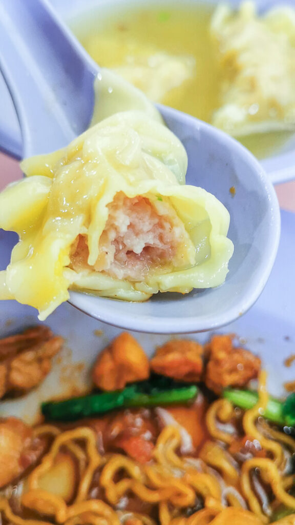 Hong Chong Wanton Noodle at Ang Mo Kio Central Food Centre - Wanton (2)