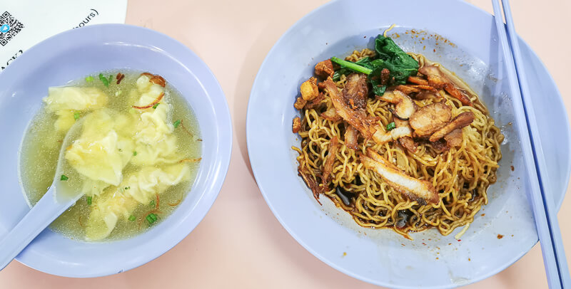 Hong Chong Wanton Noodle at Ang Mo Kio Central Food Centre - Wanton Noodle